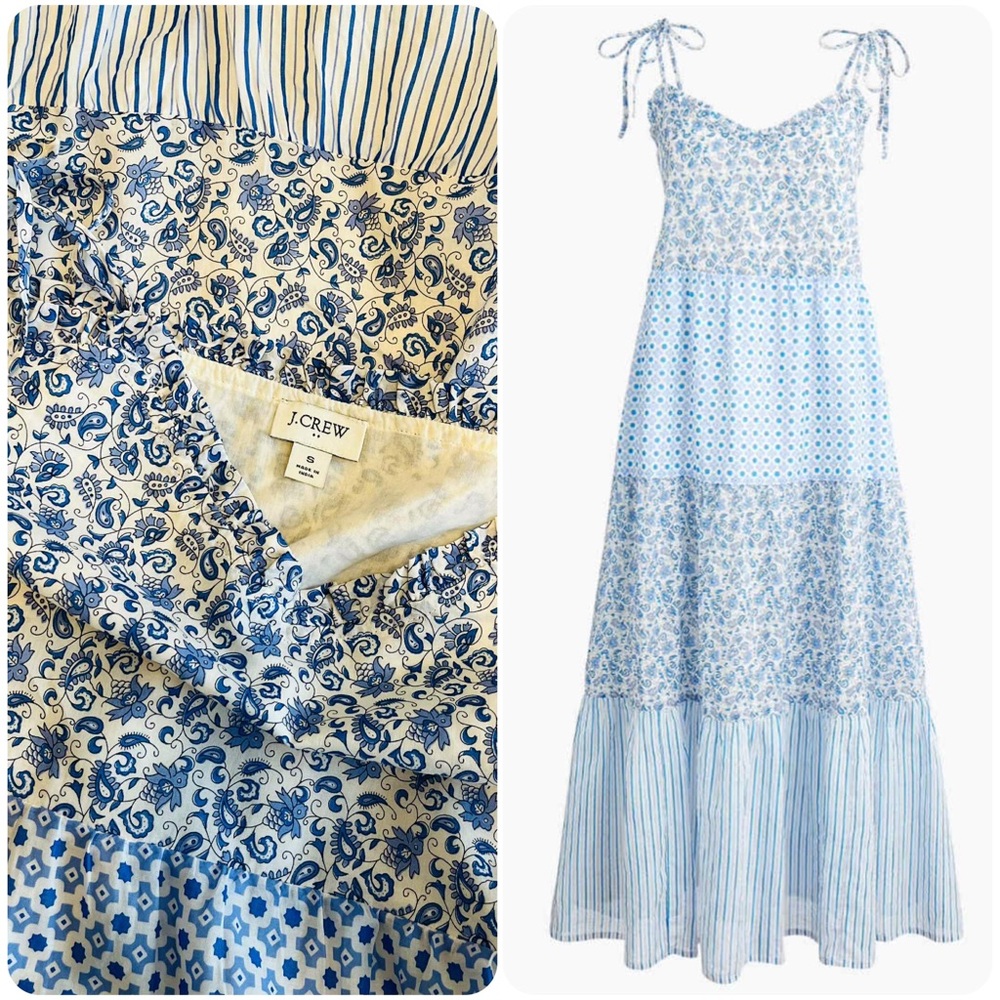 J. Crew Tiered Maxi Cover-Up Dress